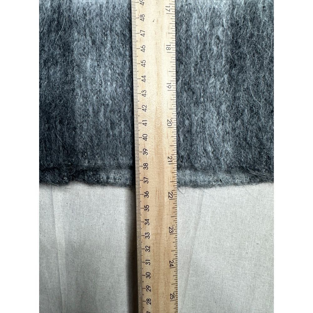 Talbots Wool/Alpaca Blend Plaid Skirt size 12 Black/Grey - Picture 6 of 6
